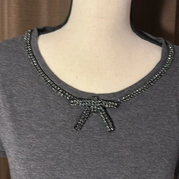 WHBM Gray Shirt Size M - Picture 3 of 6